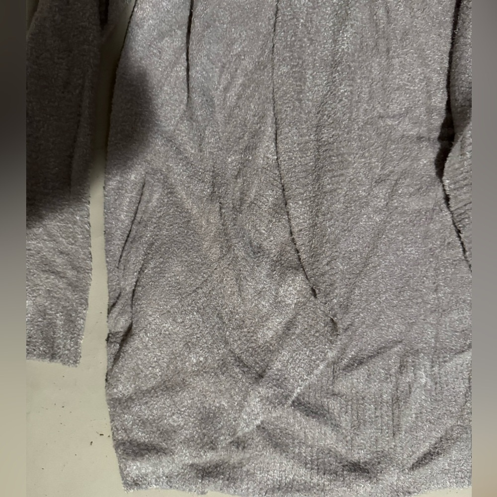 Barefoot Dreams CozyChic Lite Circle Cardigan XS/S Gray - Picture 3 of 4